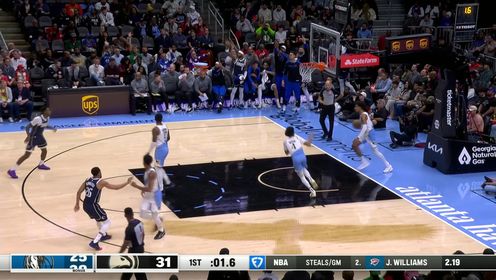 《NBA全场集锦》我这球投的够不够强硬？马绍尔不讲理三分颇有百步穿杨之势