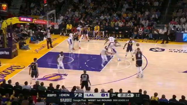 NBA季后赛：掘金vs湖人G4二路Big胖解说全场回放