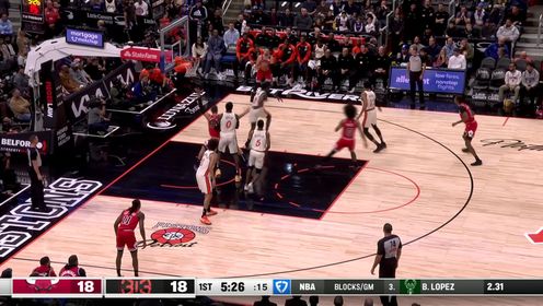 《NBA全场集锦》底角伺机待发！拉文底角接球三分手起刀落直接命中