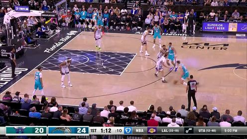 《NBA全场集锦》NBA常规赛：黄蜂vs魔术第1节中文解说回放