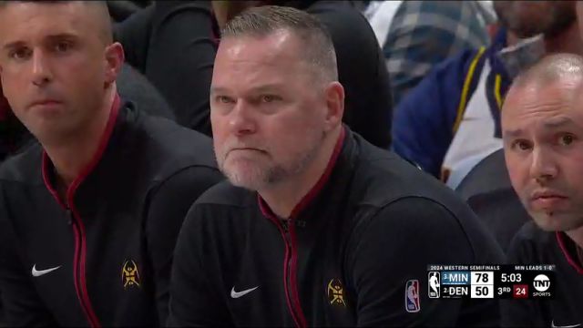 森林狼vs掘金第3节英文原声回放