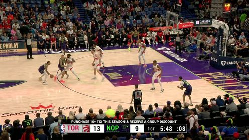 《NBA全场集锦》阿巴吉镇守篮下送出大帽 巴恩斯反击吃饼空接暴扣轰炸篮筐