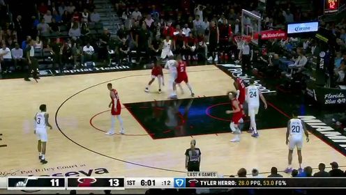 《迈阿密热火》NBA常规赛：爵士vs热火第1节英文原声回放