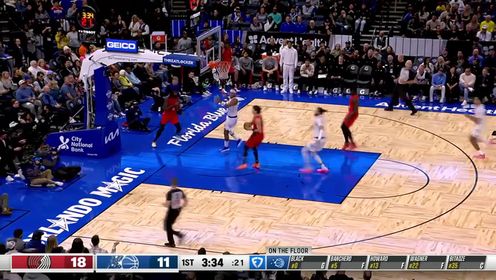 NBA全场集锦_NBA常规赛:开拓者112-115魔术_传球路线精准预判!罗威高高跃起空中生断布莱克_高清1080P在线观看平台_腾讯视频