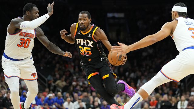 杜兰特vs尼克斯集锦 全场29+3+6里突外投难救主