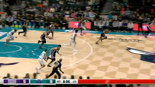 《NBA全场集锦》大步流星追击敌军 麦克格温斯背后大帽拦截杜阿尔特