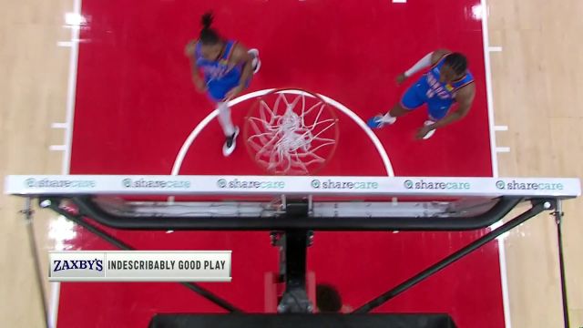 点燃全场气氛！杰伦-约翰逊背运杀进篮下双手炸筐