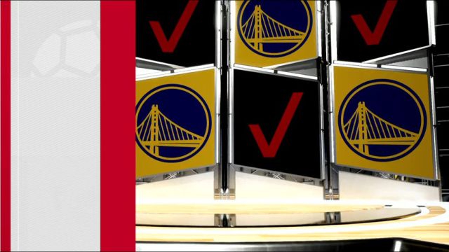 NBA常规赛：猛龙vs勇士第1节中文解说回放