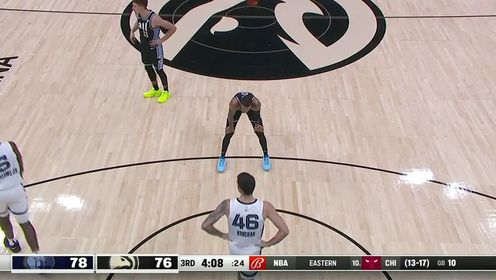 《NBA全场集锦》【回放】灰熊vs老鹰第3节中文解说回放