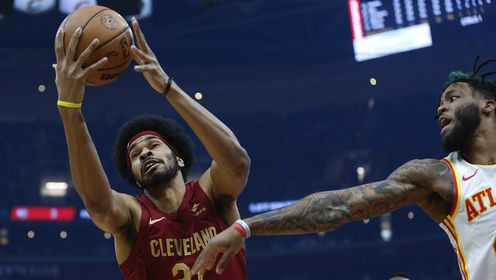 《NBA骑士》【球星】艾伦vs老鹰集锦 生涯第3次至少25分14篮板命中率85+%
