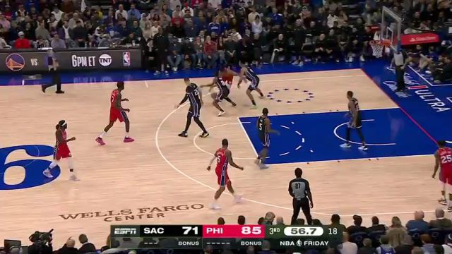 国王vs76人第3节英文原声回放