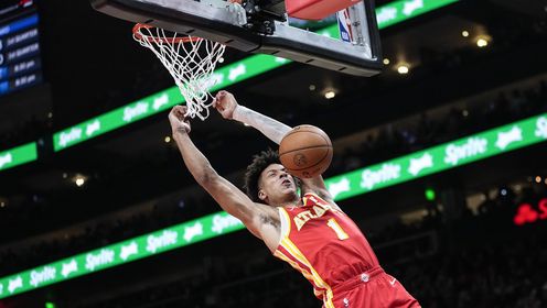 《NBA全场集锦》【球星】杰伦-约翰逊vs雷霆集锦 全场拿下28分7篮板天神下凡隔扣霍姆格伦