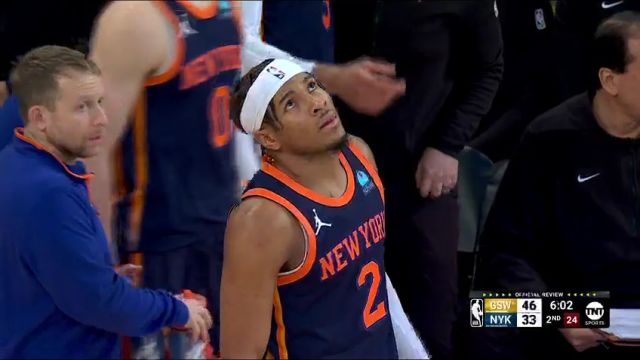 NBA常规赛：勇士vs尼克斯第2节中文解说回放