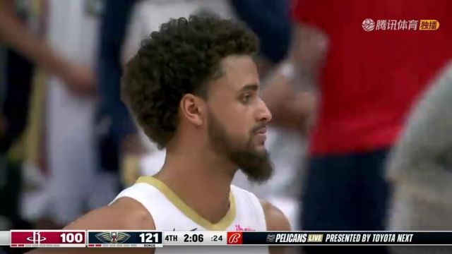 NBA常规赛：火箭vs鹈鹕第4节中文解说回放