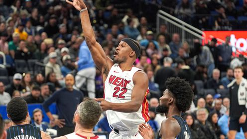 《NBA全场集锦》【原声】热火87-105魔术 班凯罗20+10魔术主场大胜热火