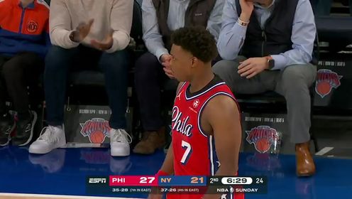 《NBA全场集锦》【回放】76人vs尼克斯第2节英文原声回放