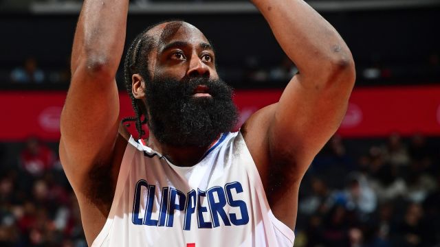 哈登vs老鹰集锦 30分10助关键3+1得手一锤定音