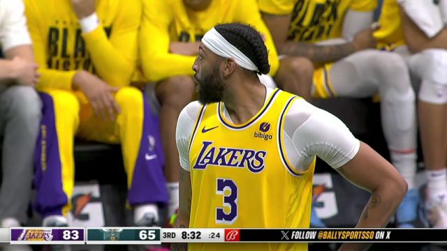 湖人vs黄蜂第3节英文原声回放