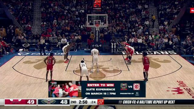 NBA常规赛：公牛vs鹈鹕英文原声全场回放