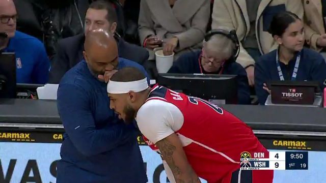 掘金vs奇才第1节英文原声回放