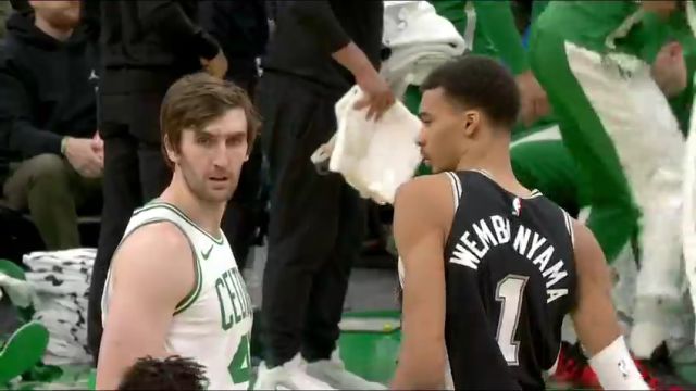 NBA常规赛：马刺vs凯尔特人第1节中文解说回放