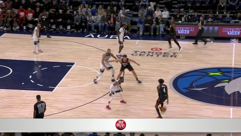 《NBA全场集锦》大中锋也能打快攻！ 戈贝尔抢断申京反击快攻暴扣得手