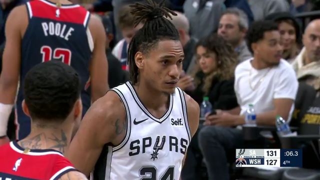 马刺vs奇才第4节英文原声回放