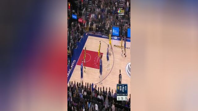 NBA常规赛：步行者vs国王第1节英文原声回放