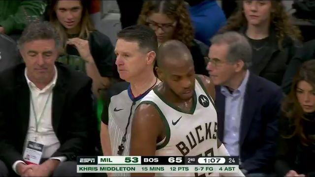 NBA常规赛：雄鹿vs凯尔特人第2节中文解说回放