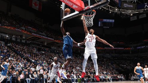 《NBA全场集锦》【原声】骑士91-104森林狼 森林狼六人上双战胜骑士稳坐西部前三
