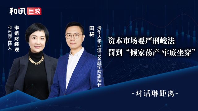 田轩:用严刑峻法惩治上市公司造假,罚到“倾家荡产 牢底坐穿”