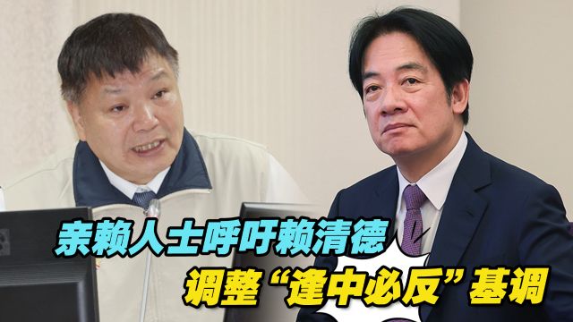 亲赖人士呼吁赖清德调整“逢中必反”基调