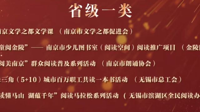 “凤凰读书会”入选2023年度省级一类公益阅读推广活动