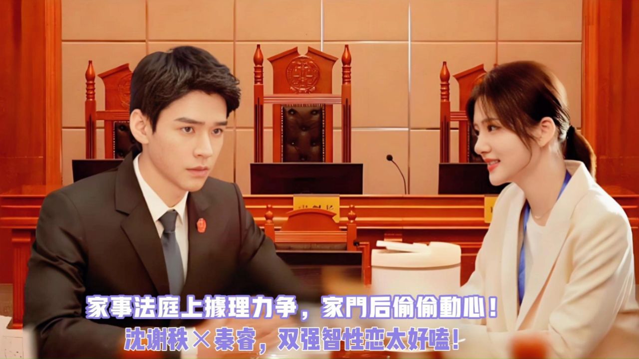 家事法庭上据理力争,家门后偷偷动心!沈谢秩秦睿,双强智性恋太好嗑!_高清1080P在线观看平台_腾讯视频