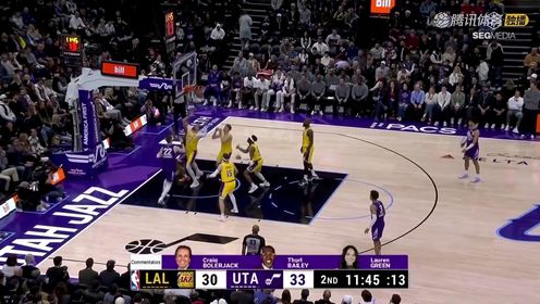 《NBA全场集锦》【回放】NBA常规赛：湖人vs爵士孙世睿二路解说全场回放