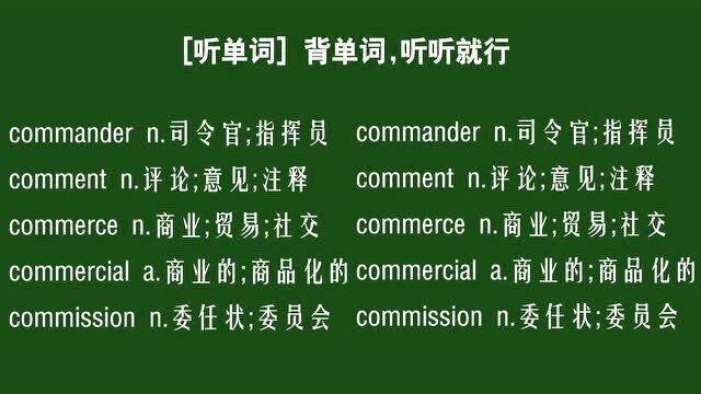 [听单词] 字母拼读,强效记忆4500个CET4英语四级单词057