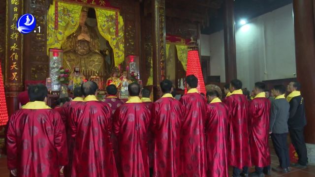 莆田贤良港天后祖祠妈祖金身绕境巡安布福