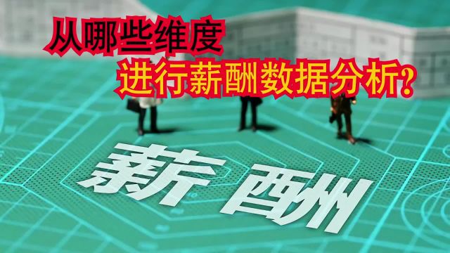 薪酬数据分析,从哪些维度进行分析,分析这个维度的意义是什么?