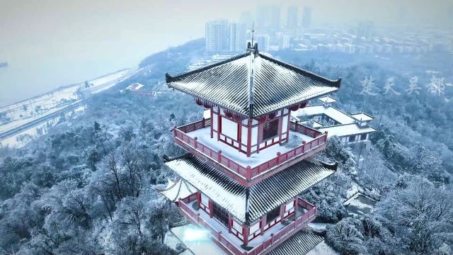 西山风景区雪景迷人