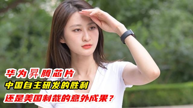 华为昇腾芯片:中国自主研发的胜利,还是美国制裁的意外成果?