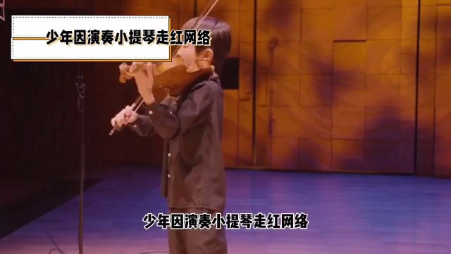 少年因演奏小提琴走红网络,蕫浩冉走红并非偶然