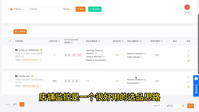 卖家精灵怎么监控亚马逊竞品店铺上架新品?亚马逊选品思路分享