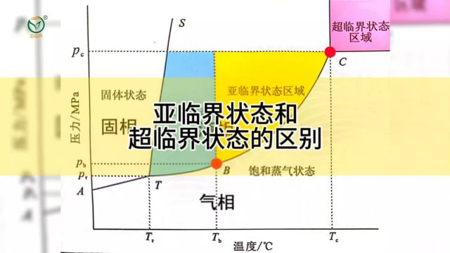 什么是亚临界状态?亚临界和超临界有什么区别?通过气液固三相图来具体了解一下#亚临界萃取 #超临界萃取 #河南亚临界公司 