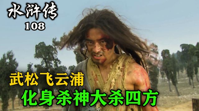 武松飞云浦遭到围杀,大发神威犹如杀神,重返孟州城