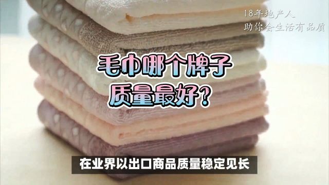 毛巾购买指南:揭秘洁丽雅、金号和孚日洁玉的魅力所在