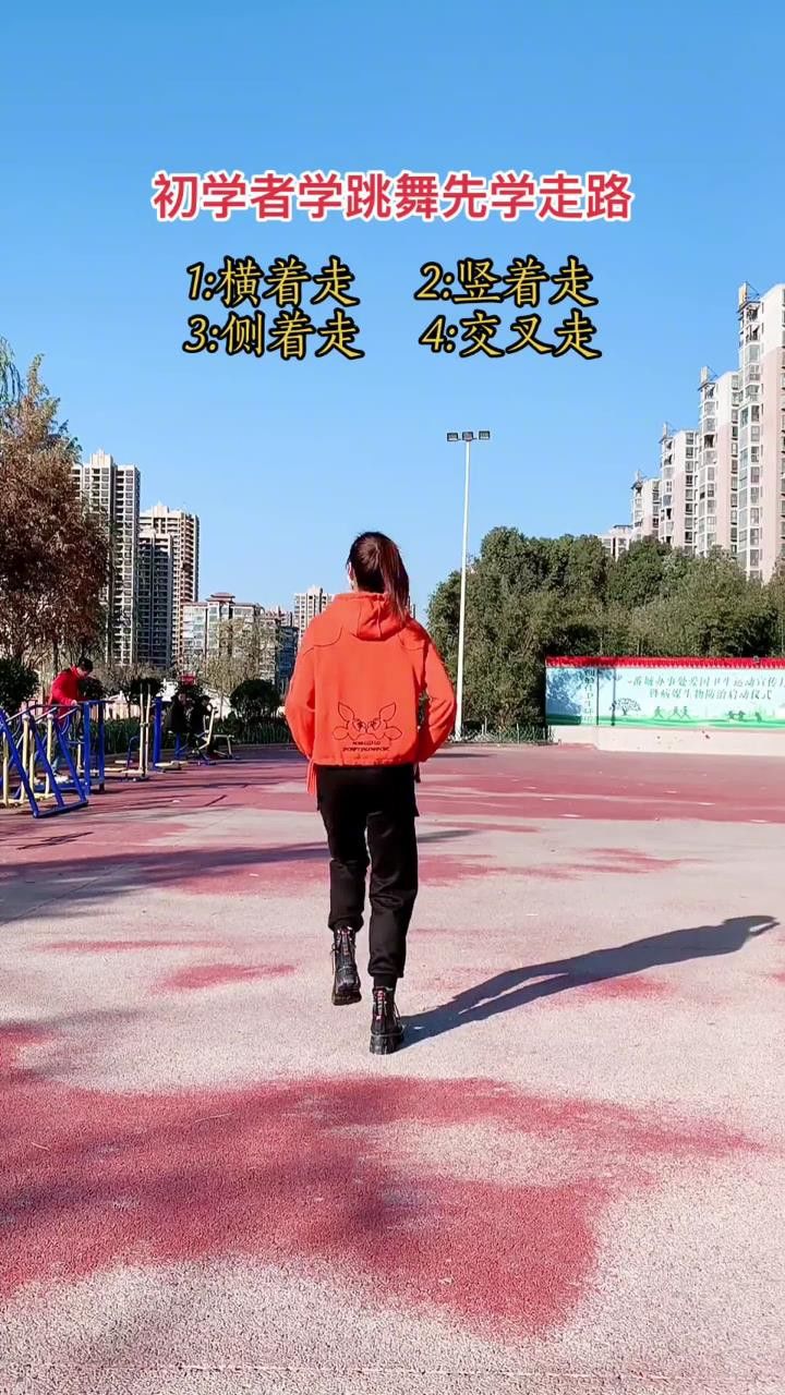 零基础学舞蹈#走舞 走着走着就会了