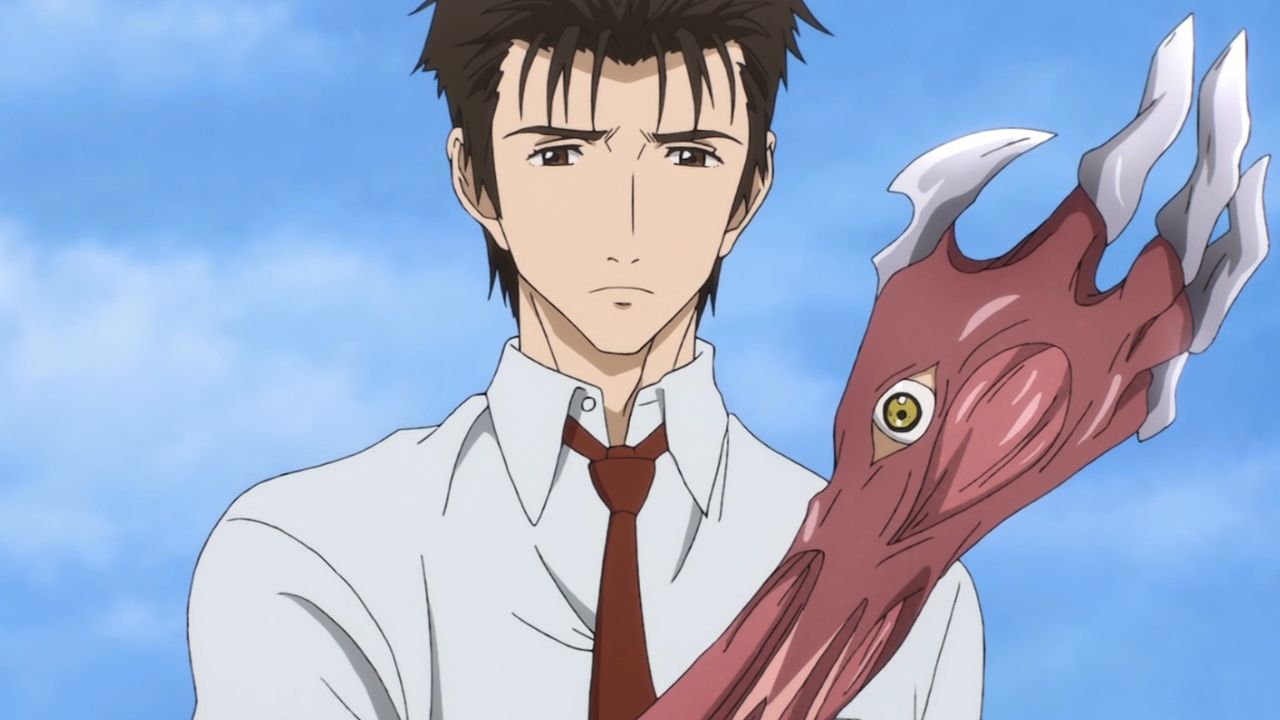 尽管寄生兽的实力很强,却依旧被新一瞬间必杀