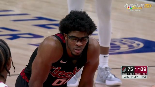 2023/24赛季NBA常规赛：开拓者 VS 公牛 全场回放