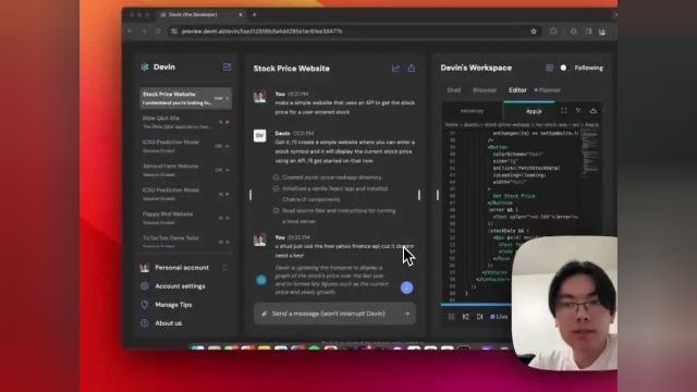 Devin第一手使用体验:完成度很高,开始编码就停不下来,但要替代程序员还很远