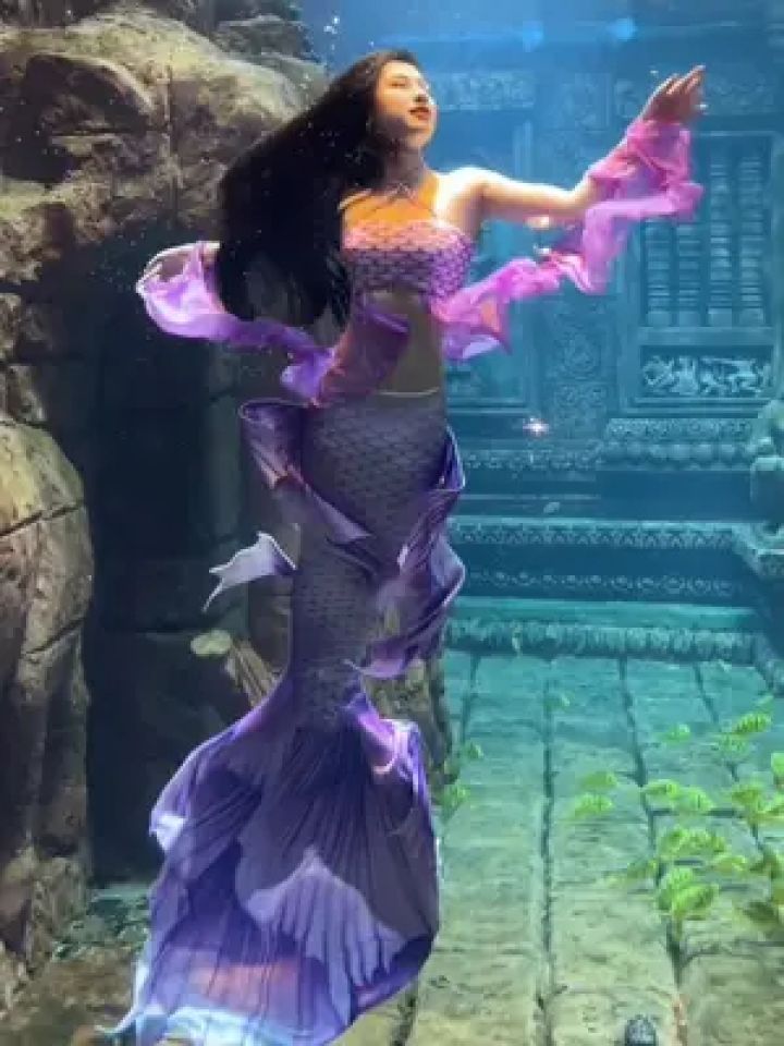 北海海底世界 #hmy珠宝 #mermaidmystery连体鱼尾 #人鱼的眼泪